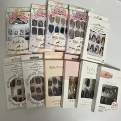 ネイルチップ 6点セット まとめ売り - メルカリ