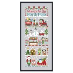 【The North Pole／ライトグレー14ct】クロスステッチキット