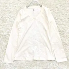 n2232 美品✨GAP 長袖カットソー メンズXXS 無地 綿 シンプル