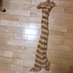 ふわふわストライプマフラー