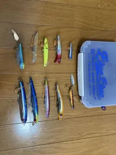 新品未使用　ブルーブルー　ルアーセット 収納ケース付き 新品未使用 ブルーブルー ルアーセット 収納ケース付き BlueBlue
