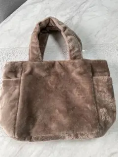 メナード　エコファートートバッグ　ブラウン