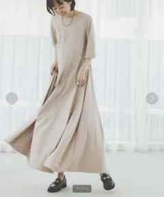 Noble 24AW ハーフスリーブテントドレス