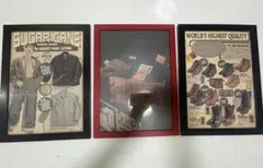 SUGAR CANE LONEWOLF BOOTS ポスター 額装 3点セット