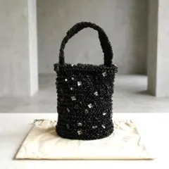 アンテプリマ ANTEPRIMA フィオリトゥーラ　花 バスケット　ワイヤー　黒