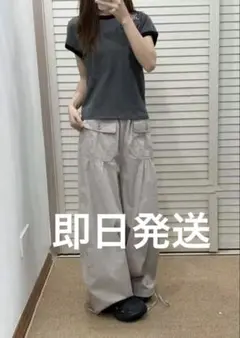 COYSEIO シャーリングハイウエスト ワイドワークパンツ COYSEIO シャーリングハイウエスト ワイドワークパンツ - メルカリ
