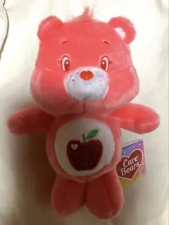 ケアベア ぽってりきらきらぬいぐるみ2 りんご　赤