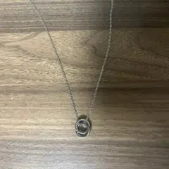 【即日配送】シンプルオーバル型ネックレス