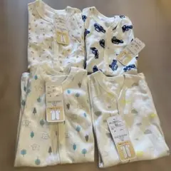 ベビー　半袖カバーオール　4枚セット 80cm