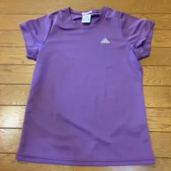 adidas CLIMALITE パープル Tシャツ スポーツウェアのサムネイル