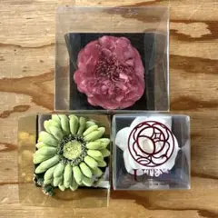 花コサージュ　3点セット