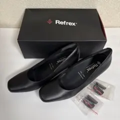 【新品未使用】Refrex ブラック パンプス 冠婚葬祭 就活　ブラック