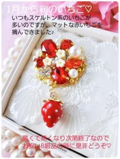 送料込【B級品】こちらラスト♪もうすぐ旬始まりますね♡クリスマスケーキ食べたい←