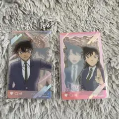 名探偵コナン クリアカード 新一 蘭 園子