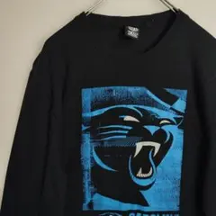 NFL 長袖シャツ ロンT カロライナ・パンサーズ ブラック メンズXL