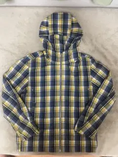 OLD UNIQLO シェルジャケット ジップパーカー チェック柄 サイズM