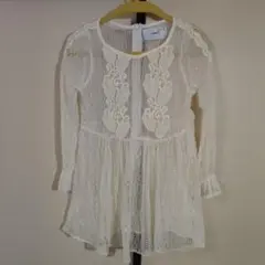 snidel girl レースワンピース ホワイト 120cmのサムネイル