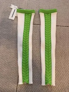 DECEMBER ☆編み込みデザイン レッグウォーマー