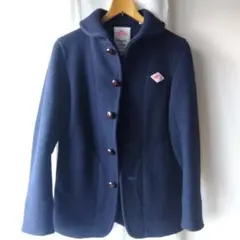 DANTON ダントン ウールモッサネイビー 丸襟ジャケット36サイズ