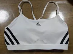 adidas スポーツブラ ホワイトL