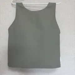 SUKALA ベーシックリブ レイヤードタンクトップ スモークブルー M
