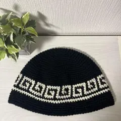 ☆667クラシックハット☆クラッシャーハット☆バケットハット☆手編みニット帽
