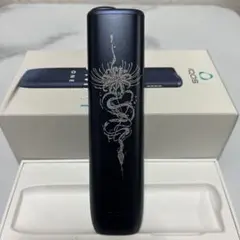 蛇 彼岸花 加工 iQOS アイコス イルマ iワン ミッドナイトブラック 黒