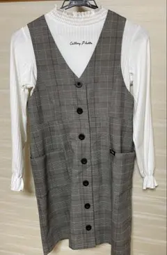 ピンクラテ　セットアップワンピース