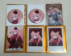 【匿名配送/送料込】にじさんじ チェキ風カード 缶バッジ 周央サンゴ