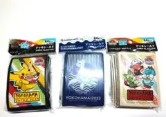 ポケモンカードスリーブセット　wcs 2023 横浜 ピカチュウ　他