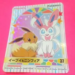 ポケモンシール イーブイ＆ニンフィア 丸美屋 ポケモンカレー