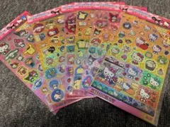 サンリオキャラクターズ　6種コンプリート キラッとシール