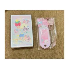 サンリオキャラクターズネームタグマイメロディ いちご新聞ラブレッツケース