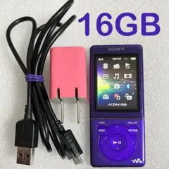 【バッテリー良好】　ソニー ウォークマン　NW-S775 16GB パープル　充
