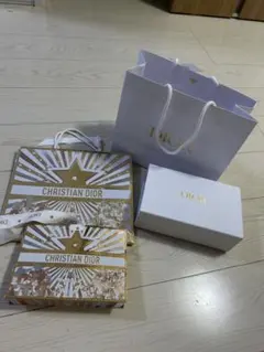 Christian Dior ショップ袋 箱 セットのサムネイル