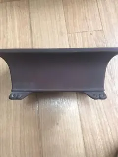 盆栽鉢　小品盆栽鉢　時代ミニ盆栽鉢和鉢支那鉢紫泥長方鉢雲足山野草