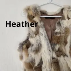 希少品！アルチビオホワイトファー（レッキスラビット毛皮）ベスト36 S