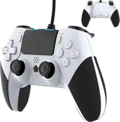 Elnicec PS4 コントローラー 有線 PC/P3/P4対応 SS45