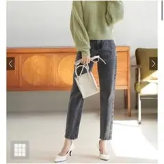 GRL テーパードデニム