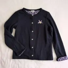 ネイビー カーディガン サイズ130　中古