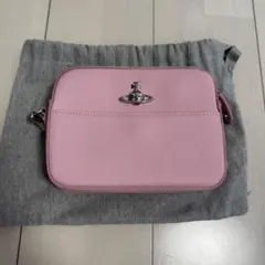 Vivienne Westwood ピンク ショルダーバッグ 収納袋付き