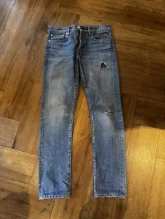 used☆ラッツ☆used加工デニムパンツ☆S☆ペンキ - メルカリ
