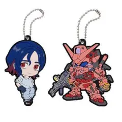 機動戦士ガンダムジークアクス　カプセルラバーマスコット　シュウジと赤いガンダム②