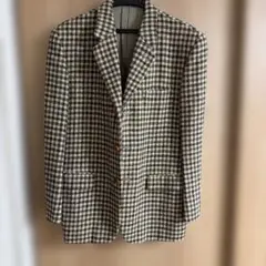 MEN'S BIGI テーラードジャケット 千鳥格子柄