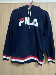 FILA プルオーバーパーカー ネイビー　Ｍサイズ