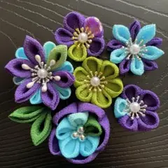 【No.1433】つまみ細工・お花パーツ