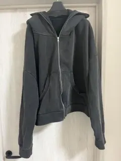 entire studios FULL ZIPパーカー Washed Blackのサムネイル