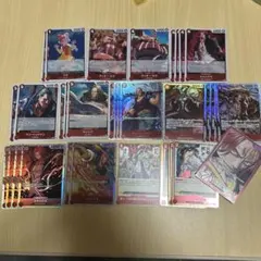 ワンピースカード 赤シャンクス リーダーパラレル デッキ販売 パーツ