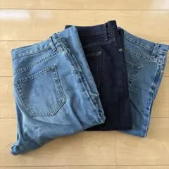 UNIQLOワイドストレートジーンズ