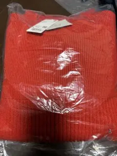 【完売品】ユニクロ　JW ANDERSON オレンジ リブクルーネックセーター